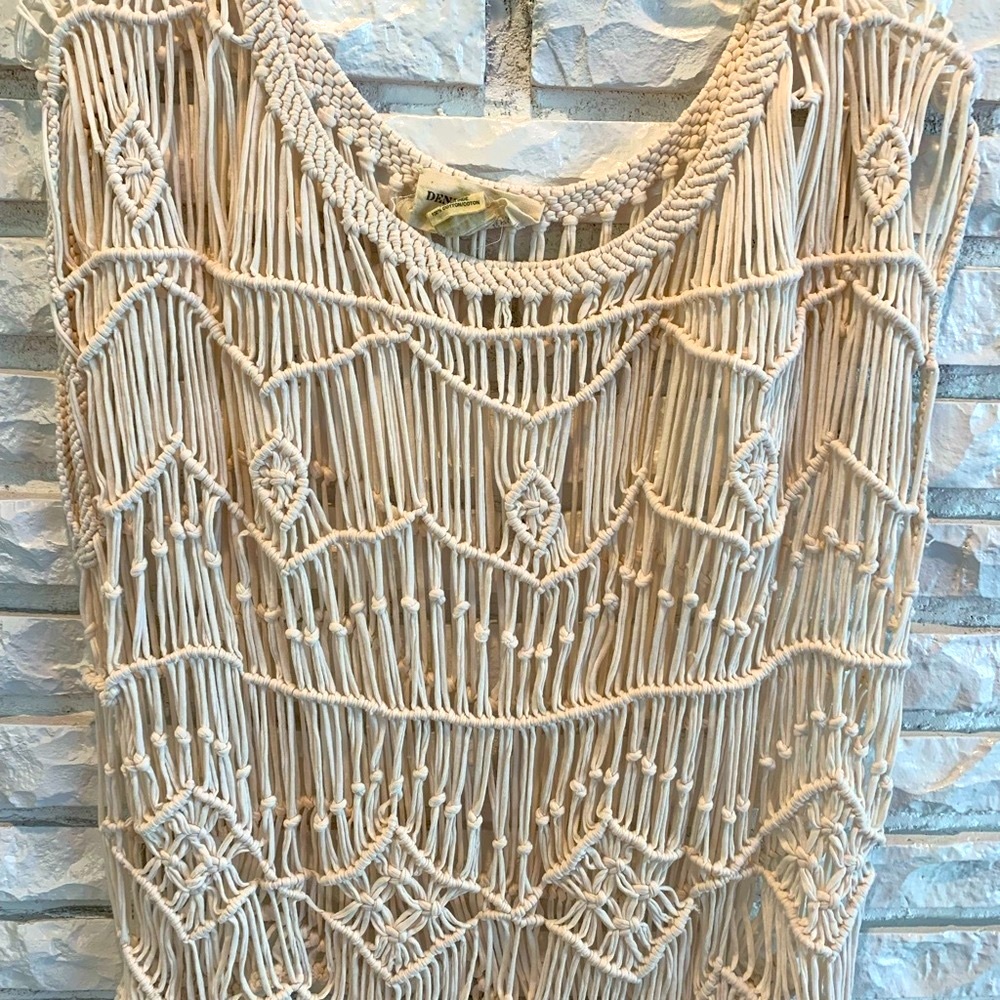Denim and Supply Ralph Lauren Macrame top Sz M